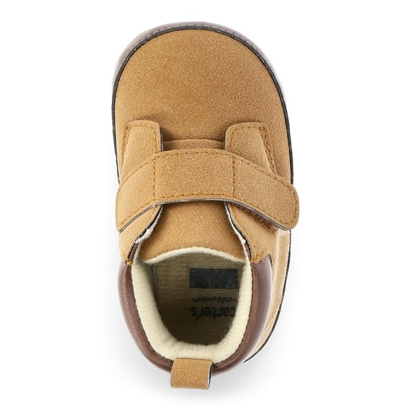 FREE w/purchase - Child of Mine Brown Faux Suede Baby Shoes - Picture 2 of 7